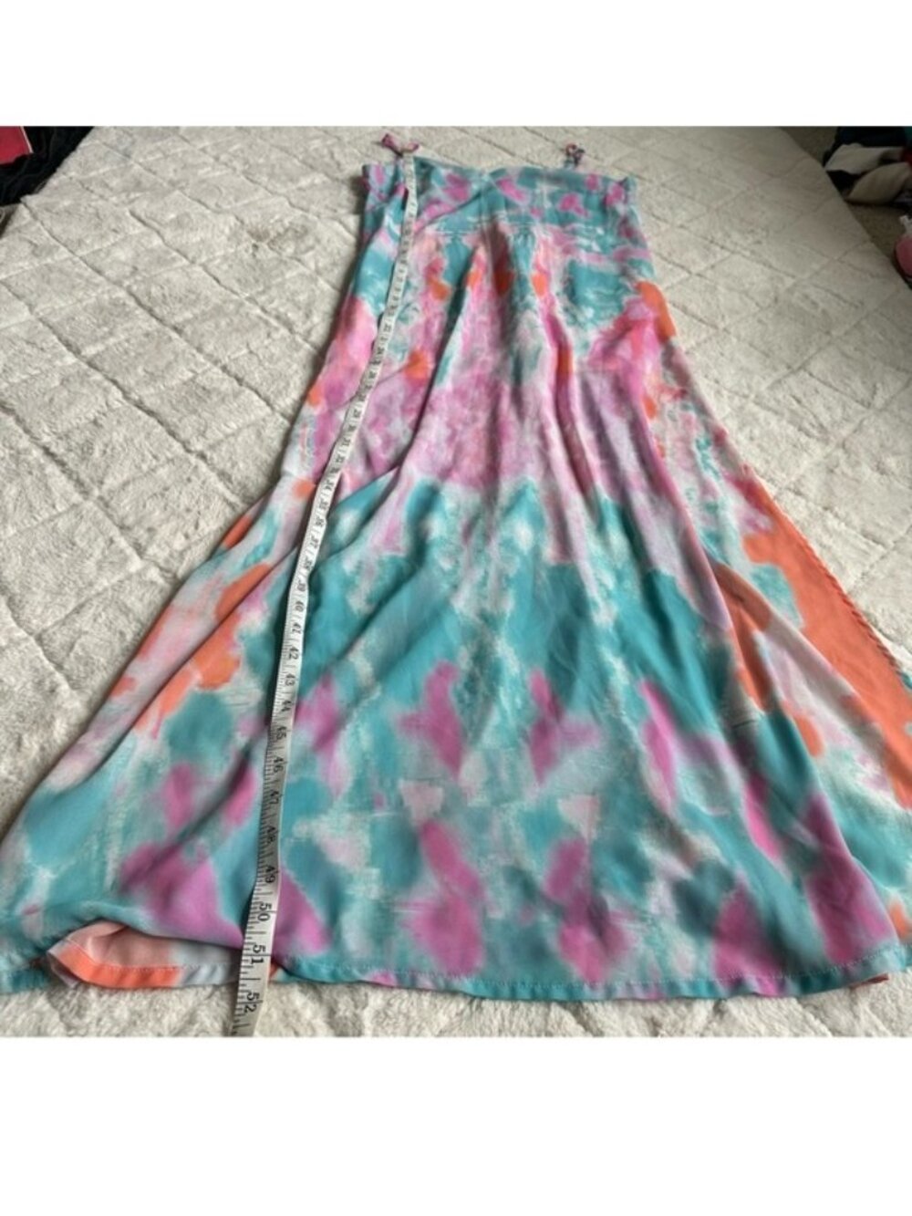 Lulu's | Flying Watercolors Fuchsia Print Maxi Dress | Size Extra Small - Picture 12 of 12